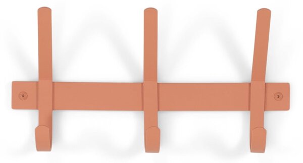 Łososiowy metalowy wieszak ścienny 40 cm Dexter – Spinder Design