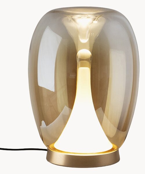 Lampa stołowa LED ze szkła dmuchanego Suspiro