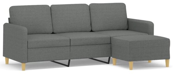 Sofa 3-osobowa z podnÃ³Å¼kiem, ciemnoszary, 180 cm, tkaninÄ