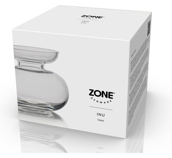 Szklany ręcznie wykonany wazon (wysokość 9 cm) Inu – Zone