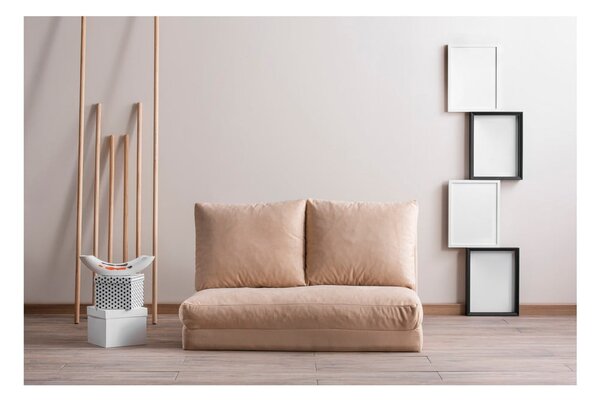Kremowa rozkładana sofa 120 cm Taida – Balcab Home