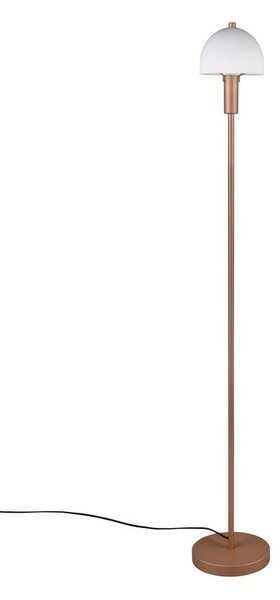 Lampa stojąca w kolorze brązu ze szklanym kloszem (wysokość 120 cm) Glenn – Reality