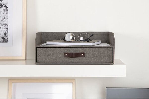 Kartonowy organizer na dokumenty z szufladką Walter – Bigso Box of Sweden