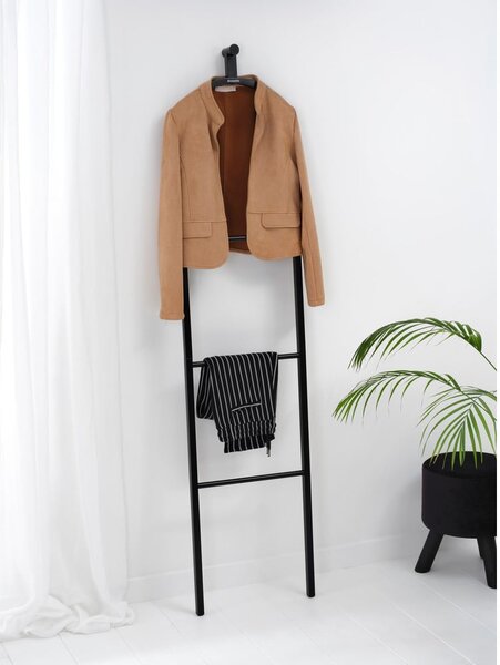Czarny stalowy wieszak na ubrania Linn Dressboy – Brabantia