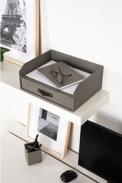 Kartonowy organizer na dokumenty z szufladką Walter – Bigso Box of Sweden