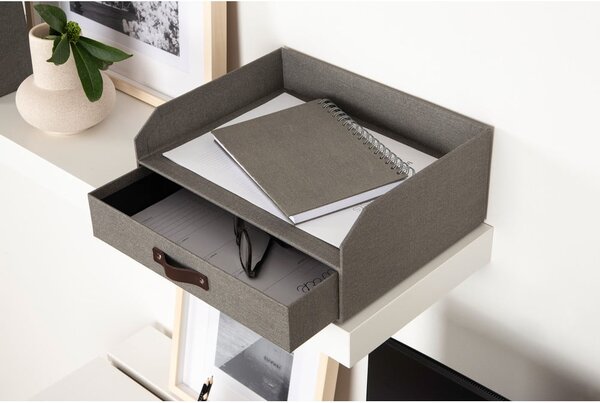 Kartonowy organizer na dokumenty z szufladką Walter – Bigso Box of Sweden
