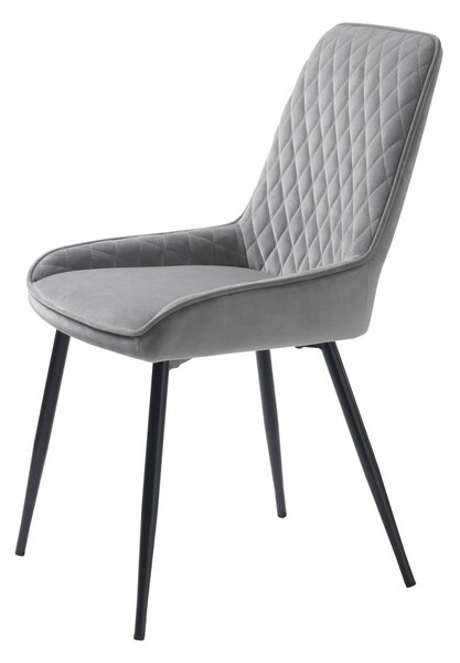 Szare krzesło Milton – Unique Furniture