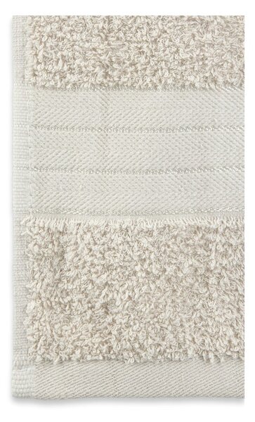 Beżowe bawełniane ręczniki kąpielowe frotte zestaw 2 szt. 70x140 cm – Good Morning