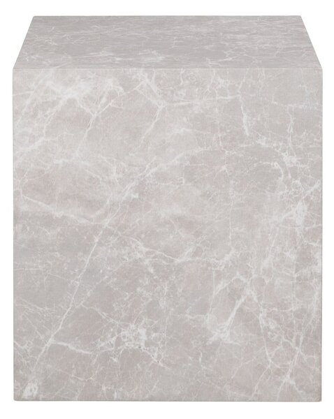 Stolik w dekorze marmuru 40x40 cm Prague – House Nordic
