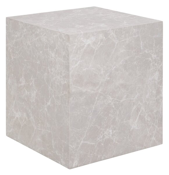 Stolik w dekorze marmuru 40x40 cm Prague – House Nordic