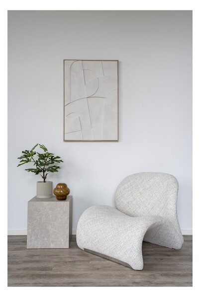 Stolik w dekorze marmuru 40x40 cm Prague – House Nordic