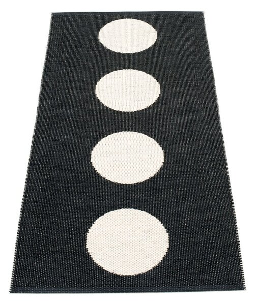 Czarno-biały chodnik odpowiedni na zewnątrz 70x150 cm Vera Black – Pappelina