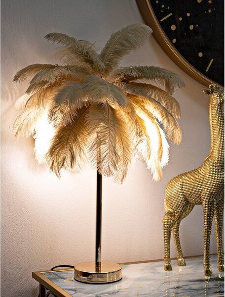 Lampa stołowa w kolorze złota (wysokość 55 cm) Palm – Mauro Ferretti