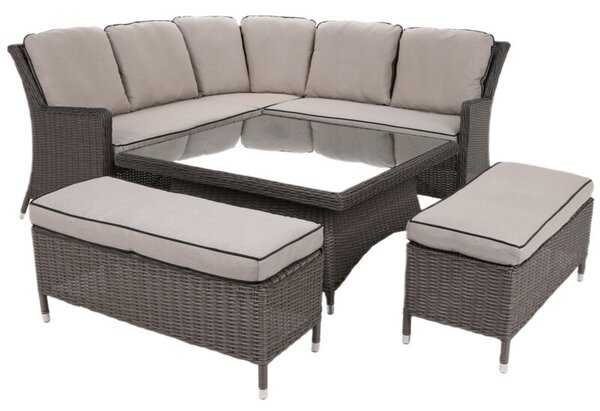 Zestaw mebli ogrodowych HOME & GARDEN Termoli 330205 Brązowy
