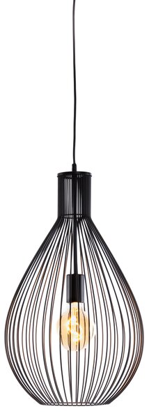 Moderne hanglamp zwart - Larry Oswietlenie wewnetrzne