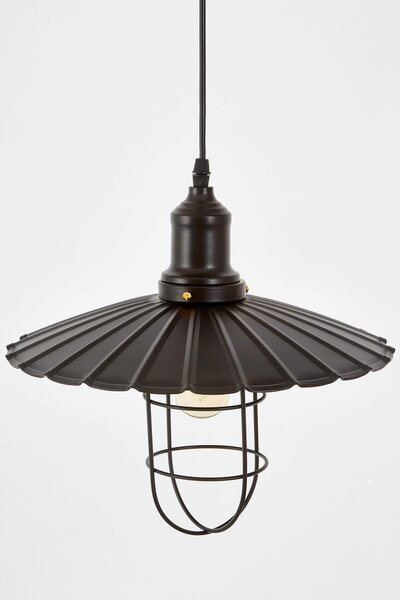 LAMPA WISZĄCA KINKIET LOFTOWY CZARNY LATARO W1