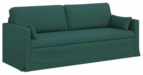 Nowoczesna sofa moduÅowa w ciemnej zieleni z metalowÄ ramÄ
