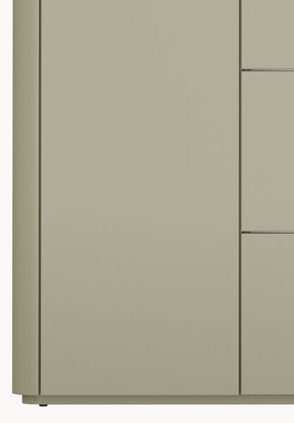 Komoda Elivo 150 cm z szufladami - eukaliptus / dąb baltic dune