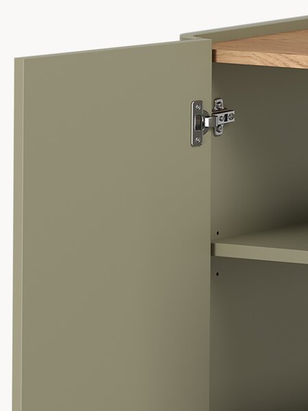 Komoda Elivo 150 cm z szufladami - eukaliptus / dąb baltic dune