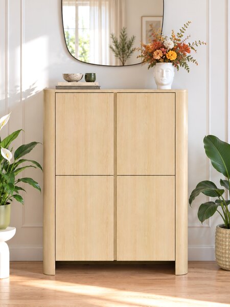 Komoda wysoka Sorrenti 103 cm - dąb vicenza