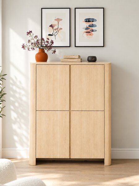 Komoda wysoka Sorrenti 103 cm - dąb vicenza