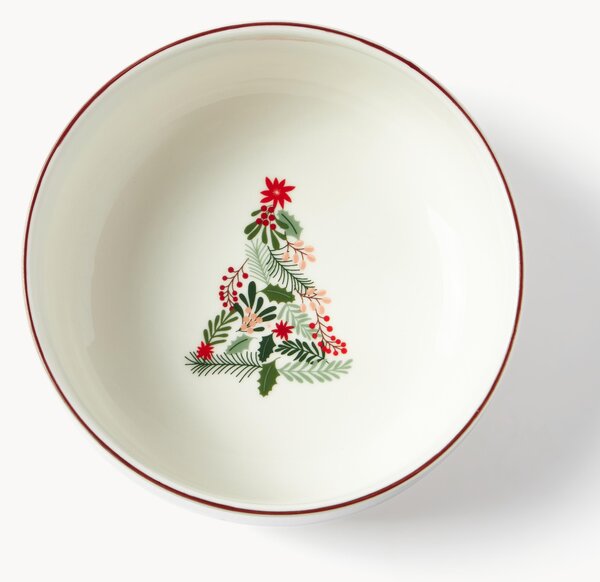 Komplet misek z porcelany Eve, 4 elem