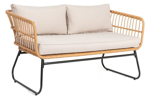 Sofa ogrodowa ze sztucznego rattanu Bonami Essentials Vistdal