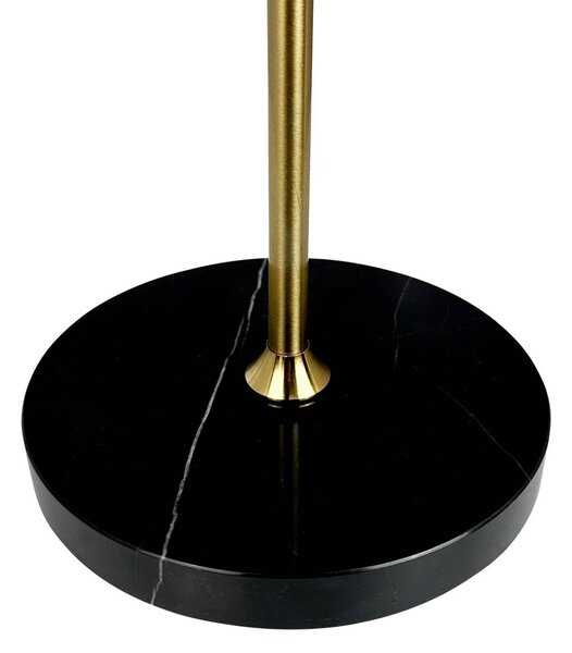 Dyberg Larsen Lampa stołowa design Moonlight, możliwość ściemniania, czarny, salon / jadalnia, kamień, design