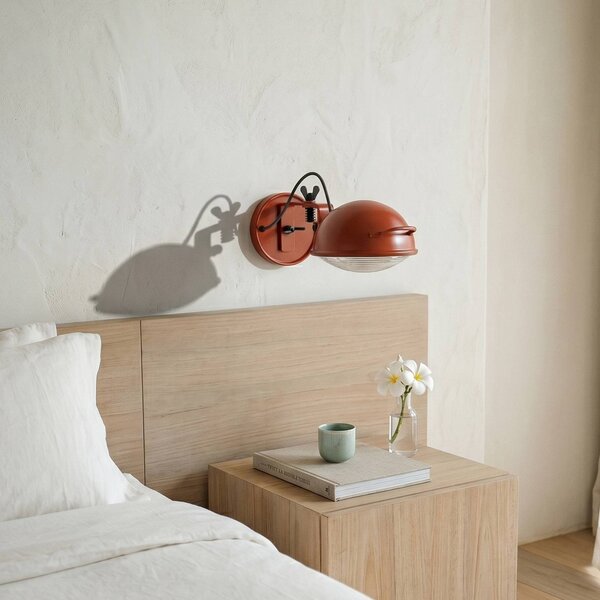 Aluminor Kinkiet Jeep, czerwony, salon / jadalnia, metal, design