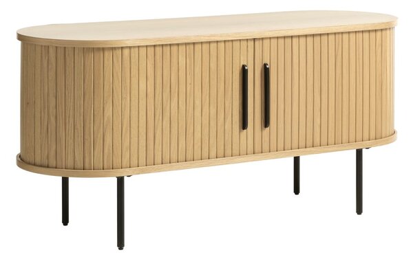 Szafka pod TV w dekorze dębu 120x56 cm Nola – Unique Furniture