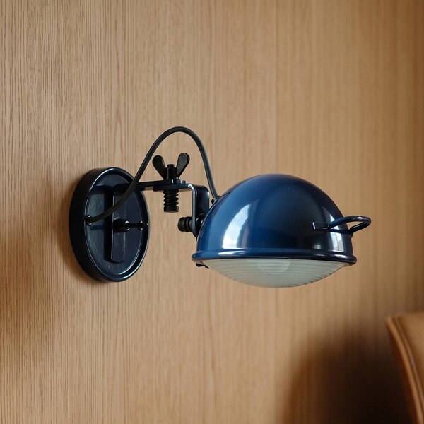 Aluminor Kinkiet Jeep, niebieski, salon / jadalnia, metal, design