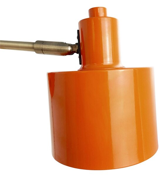 Dyberg Larsen Lampa ścienna Ocean, pomarańczowy, głębokość 30 cm Ocean, żółty / pomarańczowy, salon / jadalnia, metal, design