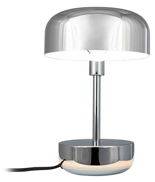 Dyberg Larsen Lampa stołowa Haipot, chromowy / srebrny, salon / jadalnia, metal, nowoczesny