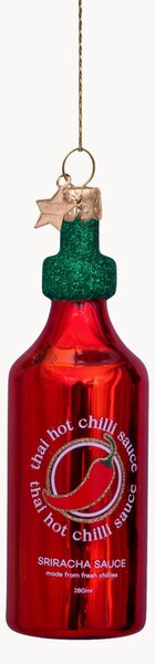 Ozdoba choinkowa ze szkła dmuchanego Thai Hot Chili Sauce