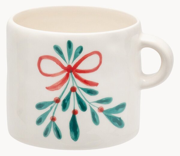 Ręcznie malowany kubek Mistletoe