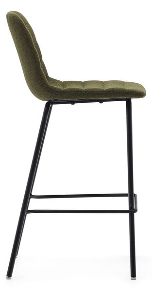 Ciemnozielone hokery zestaw 2 szt. 92,5 cm Zunilda – Kave Home