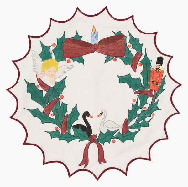Ręcznie wykonana serwetka Wreath