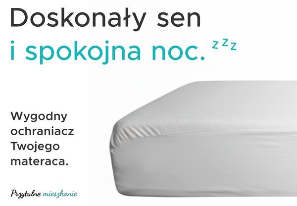 Nieprzemakalny frotowy ochraniacz na materac GUARD 60 x 120 cm