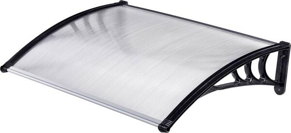 Daszek nad drzwi DIY501, 100 x szerokość 120 cm, poliwęglan