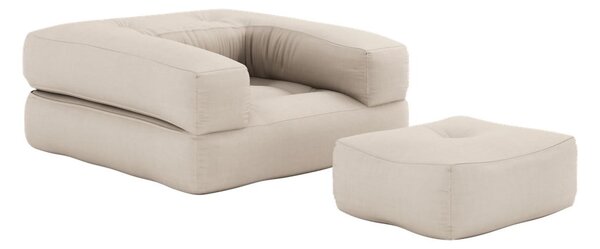 Fotel rozkładany Karup Design Cube Beige