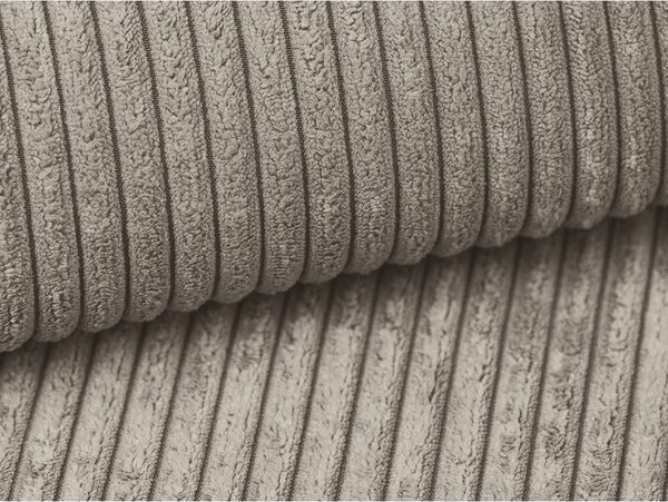 Jasnobrązowa sztruksowa rozkładana sofa 195 cm Nona – Makamii
