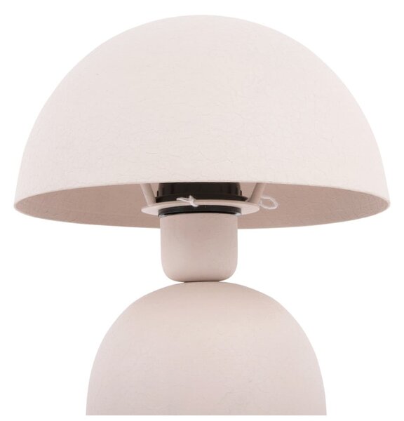 Kremowa lampa stołowa (wys. 29 cm) Boaz – Leitmotiv