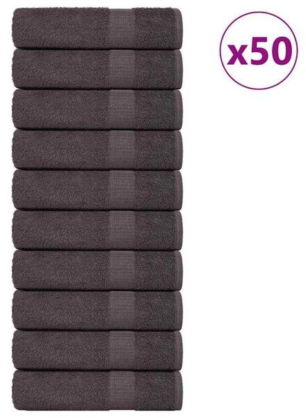Ręczniki do rąk, frogn, 50 szt., antracyt, 50x100 cm, 360 g/m²