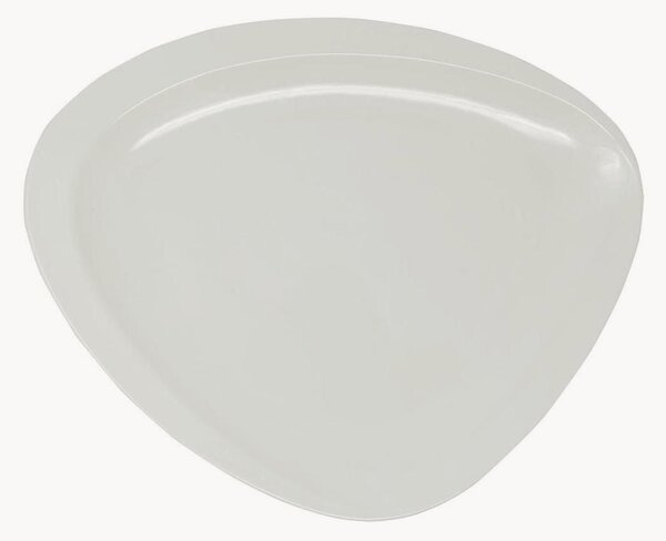 Talerz duży z porcelany Carrara