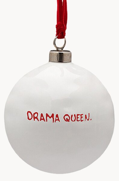 Ręcznie wykonana bombka Drama Queen