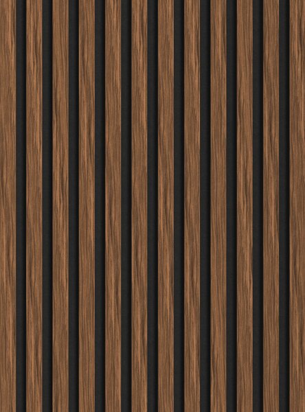 Mexen Lam-F lamele ścienne akustyczne 275 x 30 cm, filc 8 mm, fornir techniczny, Mahoń Rubinowy - S105-275307-3015-013