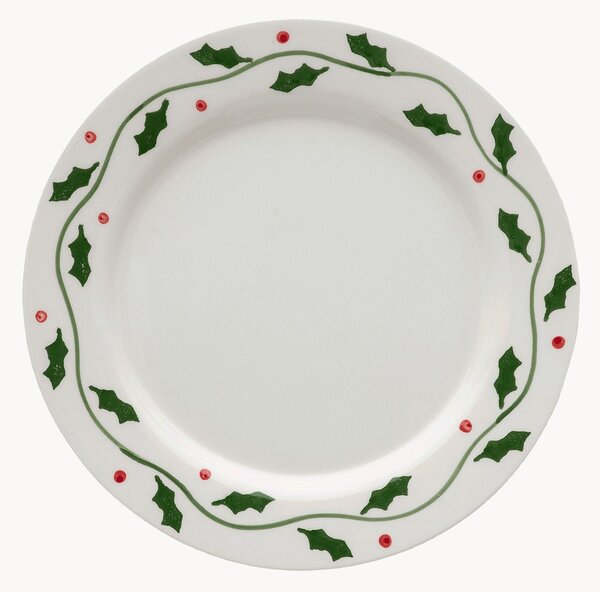 Ręcznie malowany talerz duży Holly