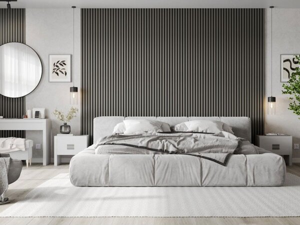 Mexen Lam-F lamele ścienne akustyczne 275 x 31,5 cm, filc 6 mm, Szary Mat - S105-275317-2812-052