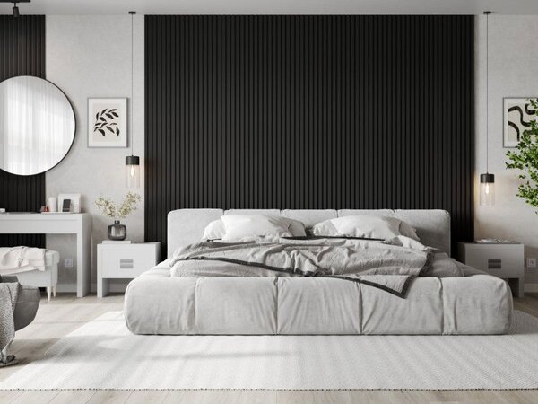 Mexen Lam-F lamele ścienne akustyczne 275 x 31,5 cm, filc 6 mm, Czarny Mat - S105-275317-2812-053