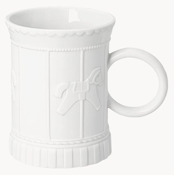 Ręcznie wykonany kubek z porcelany Carousel